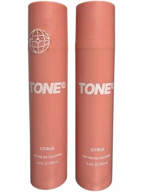 {Set of 2} TONE On The Go Cologne CITRUS 3.4oz / 100 mL each ~ NEW